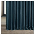 thumbnail image 6 of TiaGOC Faux Linen Room Darkening Curtains - 96 Inches Long Extra Wide Luxury Linen Curtains for Bedroom & Living Room (1 Panel), 100W X 96L, Story Blue, 6 of 9