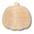 thumbnail image 2 of Unfinished Wood Etched Pumpkin Shape 14" / 1/8", 2 of 2