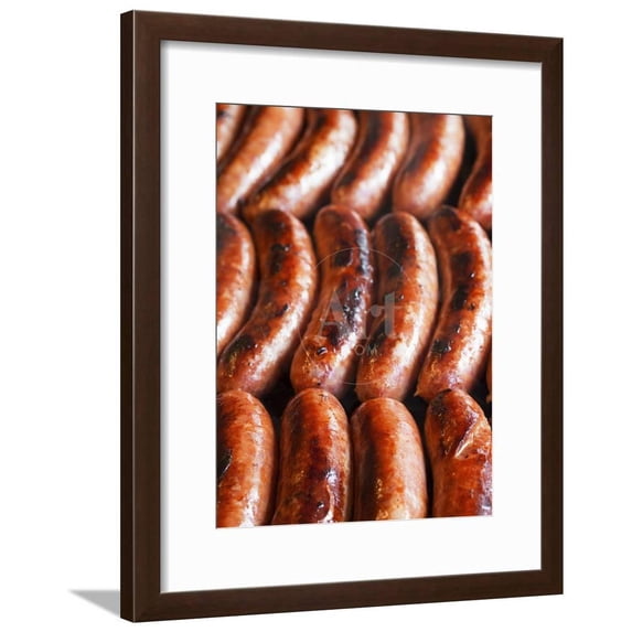 HalfSmokes, the Washington DC Style Sausage, Framed Art Print Wall Art by Jon Hicks Sold by Art.Com