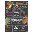 thumbnail image 3 of Cohas Dinosaur Theme Baby Milestone Chalkboard, 12 by 16 inches, No Marker, 3 of 8
