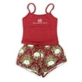 thumbnail image 3 of The White Lotus Women's and Women's Plus Graphic Sleep Cami and Shorts Set, 2-Piece, Sizes XS-3X, 3 of 7