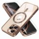 thumbnail image 1 of Chenchen Magnetic for iPhone 16 Pro Case Compatible with MagSafe [Never Yellowing] [Military Grade Drop Protection] Full Camera Lens Protector Plating Soft Clear Phone Case for Women, Titanium Desert, 1 of 1