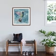 thumbnail image 3 of Art.com Watercolor Hummingbird I Art Print by Grace Popp, Brown Frame Wall Art, 29" x 29", 3 of 5