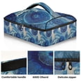 thumbnail image 2 of Iauyy Casserole Carrier for Hot Food Insulated Casserole Travel Carry Bag with Lid Food Warmer Bag for Party/Picnic,Blue Ocean Pattern, 2 of 7