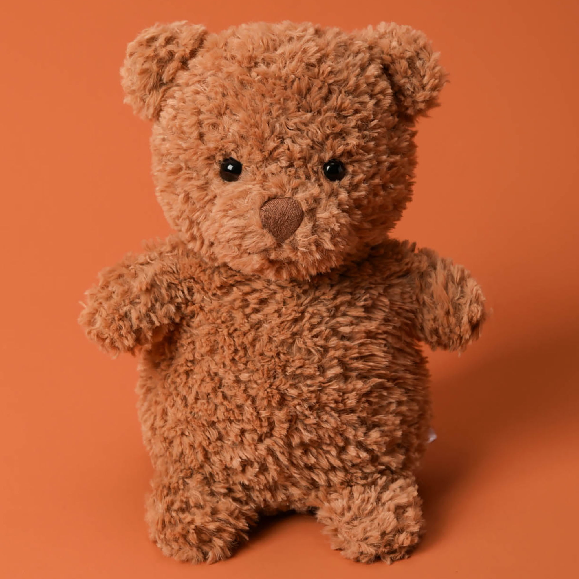 McHugs: Kindergarten Series - Swiss Roll Bear - 7" Brown Stuffed Animal Plush, Soft Weighted Cuddle Toy, Cozy Comfort Play Companion, Baby-Toddler-Kid