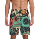 thumbnail image 1 of Fotbe Retro Pop Art Collage Pantalones Cortos de Pijama para Hombre, Ropa de Dormir, Pantalones de Pijama Cortos para Hombre-X-Large, 1 of 6