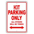 thumbnail image 1 of HUMMER H3T Parking Only All Others Will Be Towed Ridiculous Funny Novelty Garage Aluminum Sign 18"x24" Plate, 1 of 1