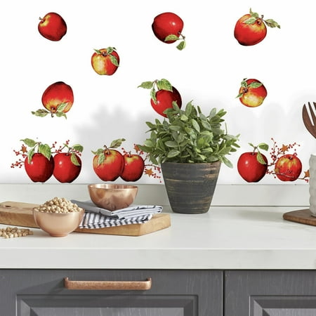 New Country Apples Stars Berries 40 Wall Decals Border Stickers