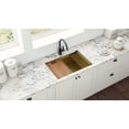 thumbnail image 2 of Ruvati RVH6530GG 30 in. Polished Brass Workstation Undermount Single Bowl Kitchen Sink, Matte Gold, 2 of 7