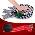 thumbnail image 5 of Christmas Tree Topper Hat, Xmas Tree Topper, Top Hat with Large Bow for Christmas Tree Decorations Desktop Ornaments Winter Holiday Party Home Decor, 5 of 8