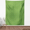 thumbnail image 4 of Ambesonne Japanese Print Fabric by the Yard Upholstery, Ginkgo Leaves Art, 5 Yards, Apple Green Charcoal Grey, 4 of 5