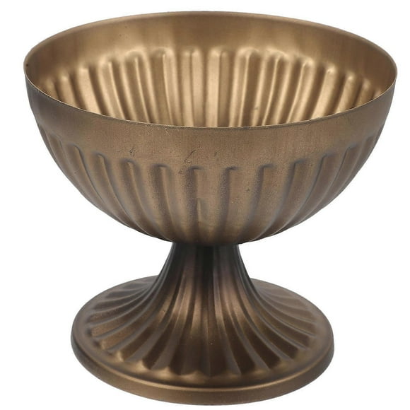 Garden Planter Roman Style Flowerpot For Home Decoration In Coffee Color With 12.00X12.00X10.00CM Size 1Pcs
