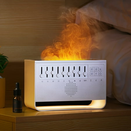 

XGZHP1 Ultimate Soothing White Noise Diffuser - Powerful Ultra-Fine Water Mist Humidification Enhanced with Built-in Speaker - Ideal Gift for Thanksgiving Christmas and Birthday Celebr