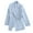 Blue, variant on Blazer Dress Ladies Long Sleeve Lapel Solid Color Fake Pocket Suit Jacket My Cart Items Today