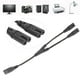 thumbnail image 1 of Cable De Alimentación IEC320 C7, 2,5 A/250 V Reforzado 1 En 2 Salida IEC320 C8 A Cables De Alimentación Duales IEC320 C7 0,/0,98 Pies Seguro Impermeable Para Impresoras, 1 of 7