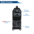 thumbnail image 3 of Interruptor de ventana eléctrica del lado del conductor delantero para Toyota FJ Cruiser 2012-2014 Número de control de ventana No.8482052410 Negro, 3 of 7