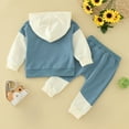 thumbnail image 4 of Baby Boy Clothes Baby Boy 2PCS Outfits Long Sleeve Round Neckline Tops Pants Set Baby Boy Fall Winter Clothes Fall Winter Pullover Sweatshirt + Pants 2Pcs Outfits 12-24 Months, 4 of 4