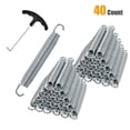 thumbnail image 1 of Gymax 2 Pcs Ressorts Élastiques de Remplacement pour Trampoline 7 Pouces Acier Galvanisé, 1 of 8