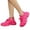 Hot Pink, variant on Mepaouo Womens Walking Sock Sneakers Knitted Orthopedic Outdoor Non Slip Mesh Walking Shoes(Clear,7.5)