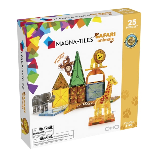 Set de construcción MAGNA-TILES Safari Animals 25 piezas
