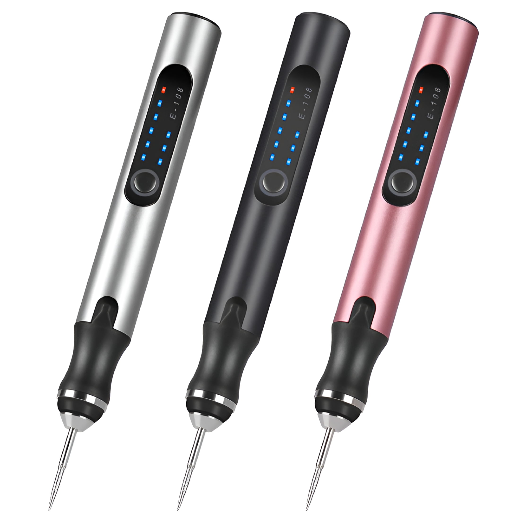 EXLEAF 2026 New Rechargeable Engraving Pen Kit-30 Bits for Metal,Wood,Glass,Plastic-Portable Diy Engraving Tool with 5000-15000 Rpm,Beginner Friendly,Includes Tutorials