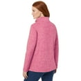 thumbnail image 3 of Woman Within Women's Plus Size Microfleece Quarter-Zip Pullover Jacket, 3 of 6