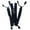 Black, variant on New Style Button Holes Link Men's Suspenders Adjustable Elastic Unisex Braces Navy Blue
