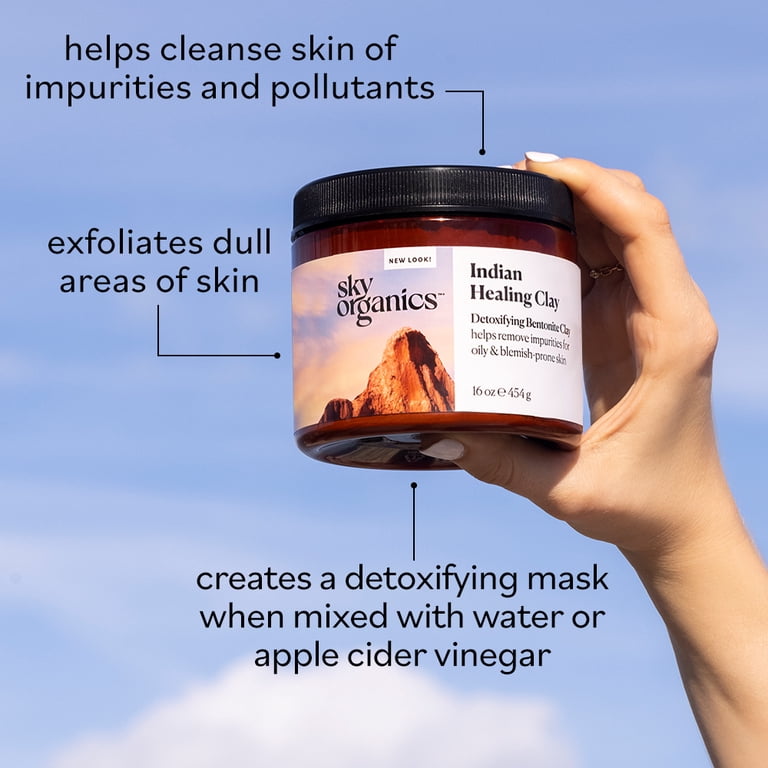 Sky Organics Indian Healing Clay, 16 oz photo 4