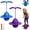 A+C, variant on Balance Jumping Ball with Handle & Ball Pump, 2026 Upgraded Non-Slip Balance Jumping Balls for Kids & Adults, Indoor Outdoor Fitness Balances Coordination Exercise
