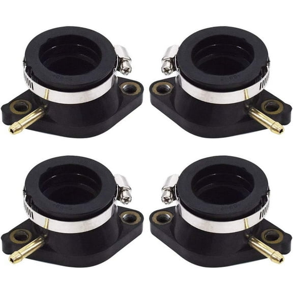 ALL-CARB Carburetor Intake Boot Set Replacement for Yamaha XJ550 Maxim XJ550R Seca 1981 1982 1983 Pack of 4