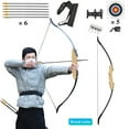 thumbnail image 1 of Juego de Arco Recurvo para Exteriores y Arrow 40 Libras Arco de Caza Profesional para Adultos y Práctica de Tiro Arrow Juego de Accesorios Arrow, 1 of 12