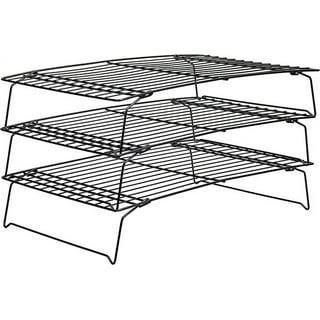 LANEJOY 3-Tier Stackable Cooling Racks for Cooking and Baking Stainless  Steel Wire Cooling rack Oven & Dishwasher Safe (15 * 10 * 3 inch LYW03)