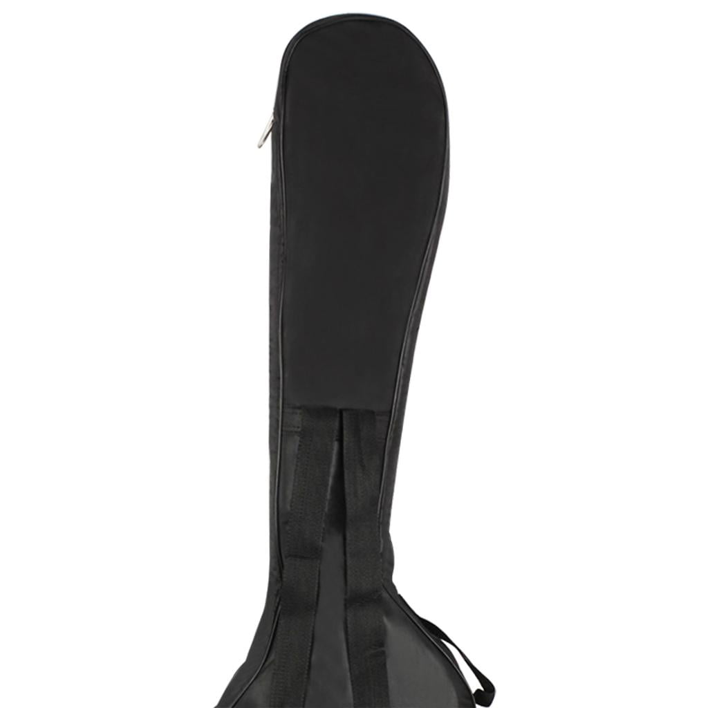 LeeQinersw Adjustable Double Straps Padded Electric Bass Guitar Gig Case Soft Case Backpack