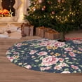 thumbnail image 6 of Sikiie Vintage Floral 30-48 inches {designName} Print Christmas Tree Skirt Snowman Xmas Tree Skirt with Edge Christmas Decorations for Holiday Party36", 6 of 7