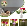 thumbnail image 1 of Plug-in Night Light LED Flower Lamp Color Changing Decorative Lighting for Bedrooms Hallways Staircases, 1 Count, 1 of 9