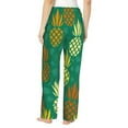 thumbnail image 3 of Goofa Pineapples1 Printed Soft Pajama Pants for Women, Wide Leg Comfy Casual Lounge Yoga Pants-XX-Large, 3 of 9