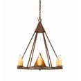 thumbnail image 6 of Meyda Tiffany 120281 Desert Arrow 7 Light 30" Wide Taper Candle Style Chandelier - Rust, 6 of 7