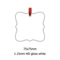 thumbnail image 1 of BEAUTYSUB 1,15 mm HD de una sola cara blanco brillante LS-CO015 Sublimación de alta definición Adornos navideños personalizados decorativos, 1 of 4