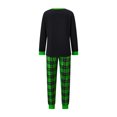 thumbnail image 3 of AceBaby Christmas Family Matching Pajamas Sets Fashion Tree and Plaid Printed Holiday Loungewear Sleepwear PJs, 3 of 10