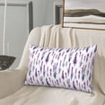 thumbnail image 5 of Lsque Lavender Flowers Pattern Pillow Case – Soft & Cozy Throw Pillow Cover, Hypoallergenic Cushion Case for Sleeping Women with Envelope Closure-14"x20", 5 of 6