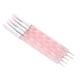 thumbnail image 1 of Juego de 5 bolígrafos de silicona para esculpir con dos extremos, herramienta para manicura y decoración de uñas, color rosa, 1 of 9