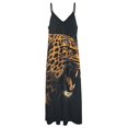 thumbnail image 4 of Tiger Animal Graffiti Fine Art Sleeveless Dress Summer Dress Woman 2025, 4 of 7