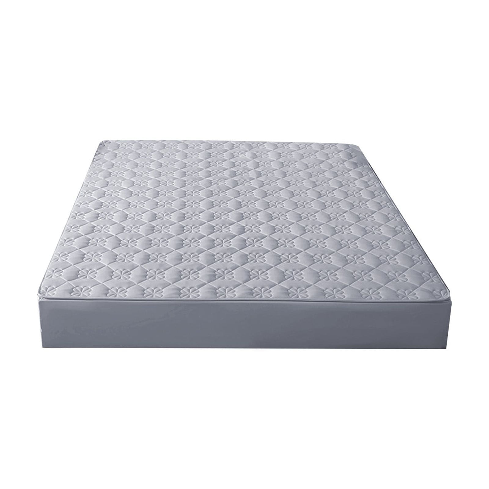 Hmgxay Fitted Sheet Protector, Bed Mattress Cover with Elastic Edges, Cotton Quilted Mattress Pad for All Seasons, Breathable Non-Slip Bed Liner(59.0x78.7 Inches)