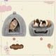 thumbnail image 5 of Cama grande tipo cueva para conejos, tienda cálida, casa, Animal PEQUEÑO, escondite triangular para conejo, conejillo de indias, hurón   JM, 5 of 5