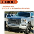 thumbnail image 2 of KOJEM Black Front Bumper Skid Plate For 16-19 GMC Sierra 1500 For GM1015123 23243494, 2 of 9