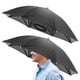 thumbnail image 1 of Sombrero Paraguas de Banda de 26" [2 Pcs] - Sombrero de Sol Plegable Manos Libres para Pesca, Jardinería, Senderismo y Camping [Negro], 1 of 7