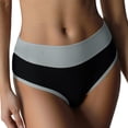 thumbnail image 1 of Culotte String Taille Haute Confortable pour Usage Quotidien Respirante Sans Couture Extensible Douce pour Femmes, 1 of 5