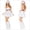 White, variant on Homenesgenics Snowman Cosplay Clothes Garment Acting Festival Dress
