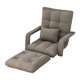 thumbnail image 3 of Silla de suelo ajustable, sofá plegable, versátil, ergonómico, sillón reclinable de un solo asiento, sofá de salón para dormitorio, hogar, balcón Gris claro, 3 of 9