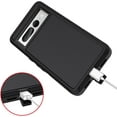 thumbnail image 6 of Designed for Google Pixel 7 Pro Heavy Duty Case, Triple Layer Protection Shockproof Dropproof Dustproof Anti-Scratch Phone Case Cover for Google Pixel 7 Pro,Black, 6 of 7